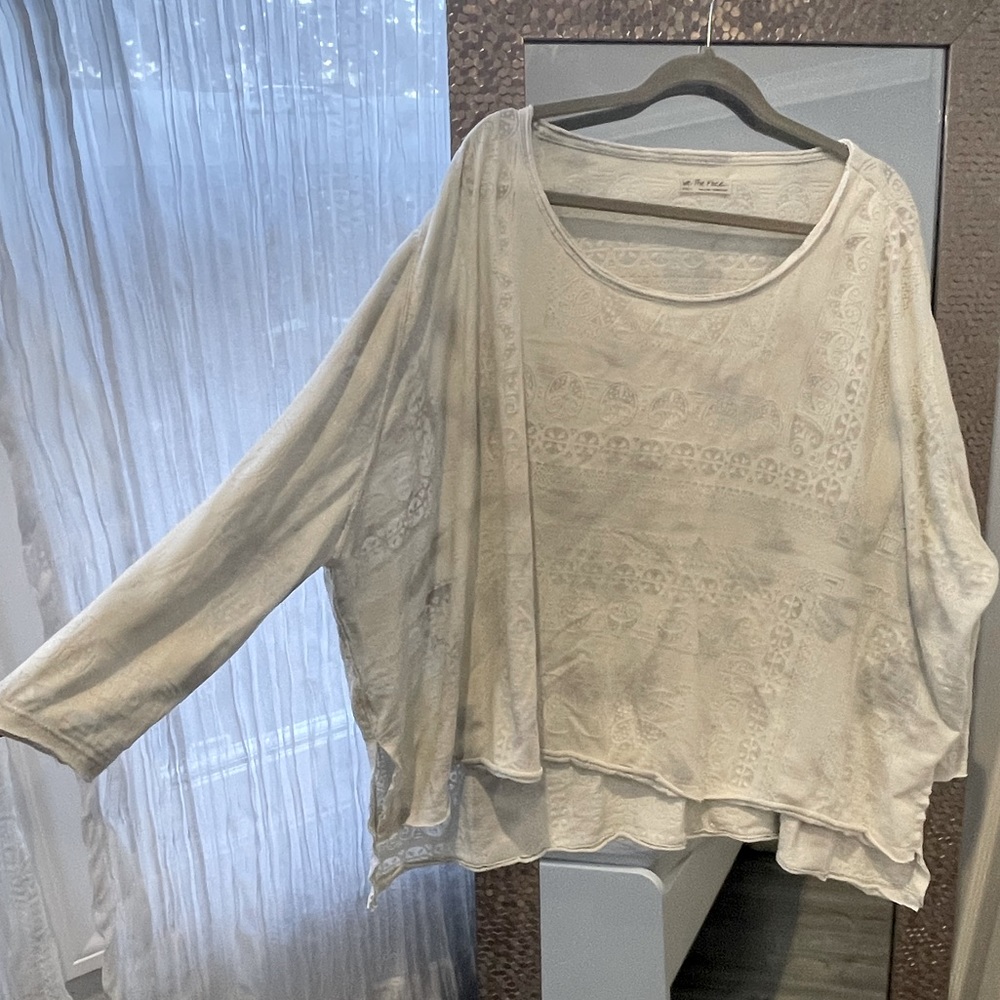 Free People 3/4 length Tee